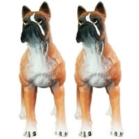 Mali pas zanat za orament Stojeći štene model crtanog psa Figurica Dekorativni mali štenad