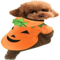 Pas Mačka Noć vještica bundeve kostim, ljubimac Cosplay kostimi, štenad topla odjeća Fleece Hoodie životinja