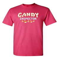 Candy inspektor Humor sarkazam Kostim Grafički tees Muškarci Sarcastic Novelty Sweets Ljubitelj poklon
