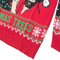 Bob Ross sretan mali Xmas stabla ružnog božićnog džemper