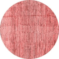 Ahgly Stroj firme prati u zatvorenom okruglom okrugle apstraktne crvene moderne prostirke, 5 'krug