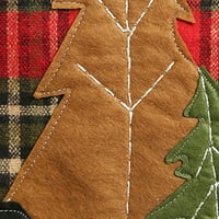 Farfi božićni jastuk za vitrinu drveća nagrada za tisak kvadratni jastuk poklopac domaćinstava za kauč