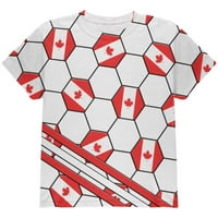 Svjetski kup Kanada Soccer Lopl lopta po cijeloj mlazi majica Multi YMD