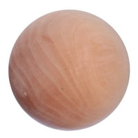 Čvrsta drvena kuglica okrugla lopta ručno izrađena bala