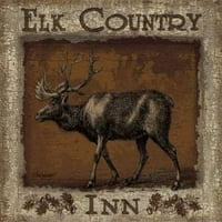 Poster elk Country Print Todd Williams