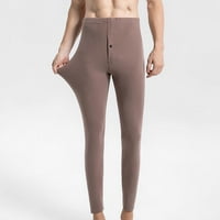 Homodles Muške salone hlače - Ležerne prilike realizovane fit sa džepovima Stretch muške hlače kavu