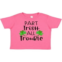 Inktastični dio Irci Svi nevolje Dan Svetog Patrika sa zelenim dijeljenjem dječaka za dječake majice malih majica ili majica mališana