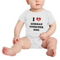 Heart njemački pseći pseća pasa smiješna beba skokovi novorođene odjeće