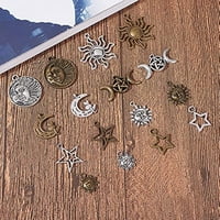 Stil Sunce Moon Stars Charms Privjesci Legura Tibetanska nakita nakita Nalazi za izradu dodatne opreme Mješani za DIY ogrlice za izradu narukvice