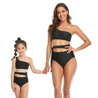 Žene Porodična mama i klinac cvjetni grudnjak bikini set kupaćih kupaćih kostima