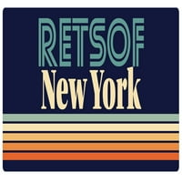 Retsof New York Vinil naljepnica za naljepnicu Retro dizajn