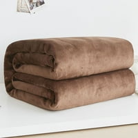 Hymarket super meka čvrsta boja zadebljana topla flanela pokrivač s kaučem za spavanje spavaće sobe