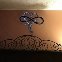 Početna Dekor Srčani zidni ukras Čelik Metal Wal Personalizirana spavaća soba Kupaonica Kuhinja Ukrasi za zabavu