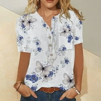 Ženski ljetni vrhovi casual majica kratkih rukava