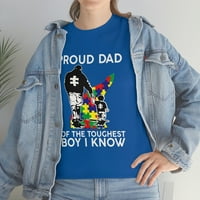 Porodično SHINISHOP LLC Autizam Ponosna košulja, majica Neurodiversity, Majice za podizanje autizma, košulja za tata autizma, a autizam muška grafička majica