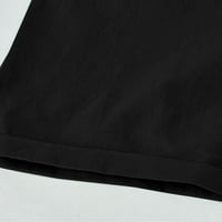 Pamučna posteljina Dužina koljena kratke hlače sa džepovima sa džepovima Sumpe Ležerne prilike