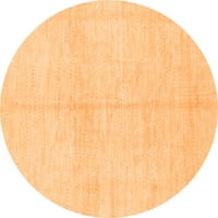 Ahgly Company u zatvorenom okruglom krutoj narančastim modernim prostirkama područja, 7 'runda