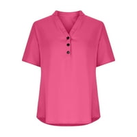 Ženski kratki rukav elegantni poslovni bluza Osnove odjeće Ženska opruga vrhovi Leisure Tunika za nošenje