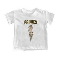 Mladića Tiny Turpat White San Diego Padres Triple Scoop majica