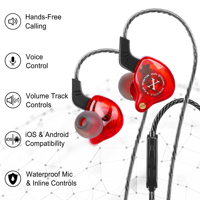 Urban i PRO dinamički hibridni dvostruki upravljački program u slušalicama za muzičare u ušima sa kablom za uši u ušima u ušima za uši u ušima za allview P Style