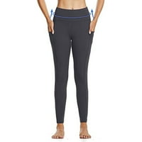 Umfun ženske joge hlače od runa obložene vodootpornim gamašima visokog struka toplo zimske planinarenje