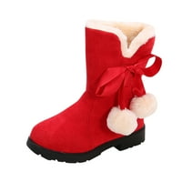 HUNPTA Dječje čizme Snow Kids modne pamučne dječje djevojke cipele čizme Bowkont čizme princeze