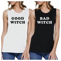 Dobra vještica Bad Witch Najbolji prijatelj koji odgovara vrhunski Halloween Cisterna mišića