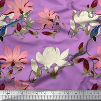 Soimoi Rayon tkanina odlazi i cvjetna umjetnička ispis tkanina od dvorišta široka