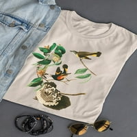 Majica American Redstart Ptice, žene -John James Audubon dizajne, ženska XX-velika
