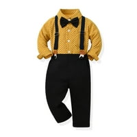 Ketyyh-CHN dječaci postavljeni odjeću s dugim rukavima, pauša za bebe dječake odjeće za mlak, 80