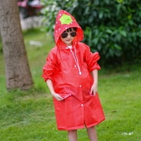 Jovati Crvena mališana kišna jakna Djevojke dječake crtani kabanje vodootporno duga kišna odjeća, na