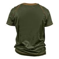 Hanas Ljeto Muška majica za mušku bluzu otisnuta majica kratkih rukava u ulici Green, 6xL