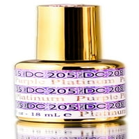 Ljubičasta platina DND DC Platinum gel poljski, premium gel poljski za nokte koji sadrže sjaj, tratinčica