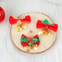 Božićno drvsko zvoničko dizajn Dizajn pjenušava živopisna boja Visoka trajnost Višenamjenska dekorativna metalna mini viseći Jin