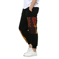 Caicj muške hlače Muške joggere casual pantalone elastične struke najlonske hlače za muškarce sa džepovima
