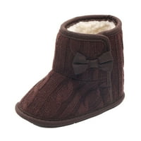Penkiiy Toddler cipele za bebe slatke čizme za bomknot za bebe meke pamučne cipele zimske tople cipele