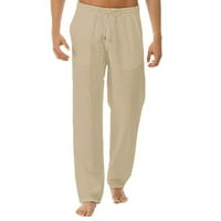 Fragarn muške hlače muške ljetne minimalističke i moderne pamučne i posteljine