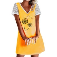 Zodggu Prodaja ljetnih trendova modne dame tunika Mini čipkave suknje haljine za žene seksi v izrez