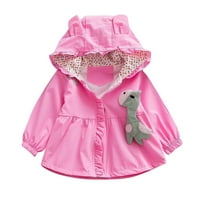 Ležerni kaput od povremene kaputice u obliku kaputa za kaput djeca djevojke vjetroporna odjeća dječje djevojke kaput i jakne jakne za 18 mjeseci