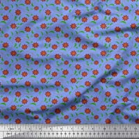 Siamoi Crepe svilena tkanina i cvjetni umjetnički otisak šivaći tkaninski dvorište širom