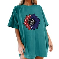 SNGXGN WESTERN T majice za ženske sunčeve majice UPF UV zaštita dugih rukava Tees Sky Blue XX-Large