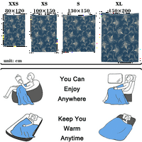 Odštampana boemska flanel pokrivača sa jastukom za kućni kauč krevet i kauč opruge za proljeće Bacanje
