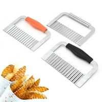Cutter Cutter Chips Francuski Fry Maker Peeler Cut Tiho Voće Povrće Kuhinjski dodaci Alat za nož za tiho za helikopter valoviti Scicer