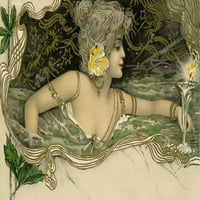 Art Nouveau Beauty Poster Print Mary Evans Picture Librarypeter & Dawn Cope Collection