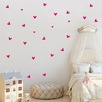 CHAOLEI Zidne naljepnice za spavaću sobu Ljubav Heart Home Decor zidne naljepnice Dekol Spavaća soba