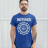 TEE Hunt Penzionisana vatrogasna majica majica i spasilačka vatrogasna majica Muški čaj, plavi, X-veliki