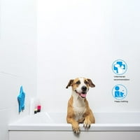 Prijenosni fiksni usisni pas lizački čah posude za prijenos ploče za prijenos psa Spori ulagač SILICONE kupelj za kupanje plave boje