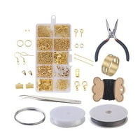 Set DIY minđuša pribor ručno rađeni nakit materijala za uši nakit za nakit zlatno