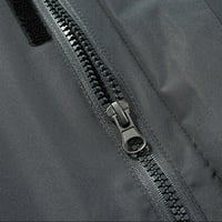 Leey-World Light Winter Jackets za muškarce muške posebne ops taktičke mekane jakne jakne kose sivo, xl