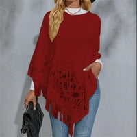 Ženska modna temperamenta casual lagana luksuzna čipka sa rupe džemper ogrtač